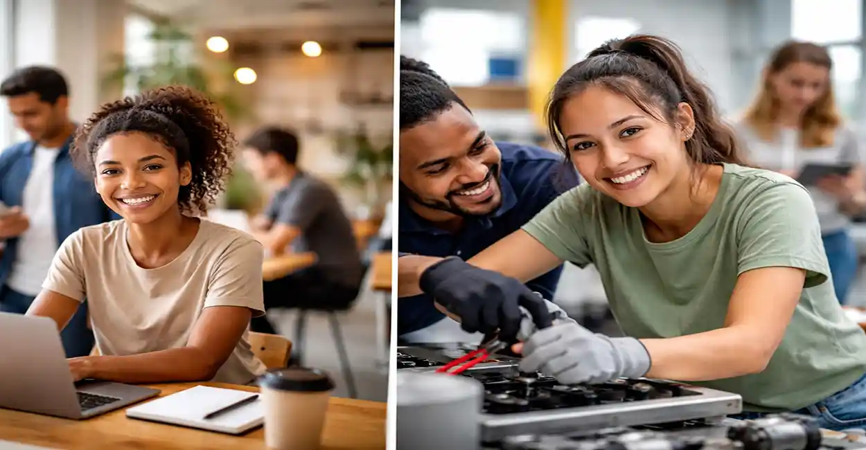 Apprenticeships vs Traditional Jobs: comparison of career paths