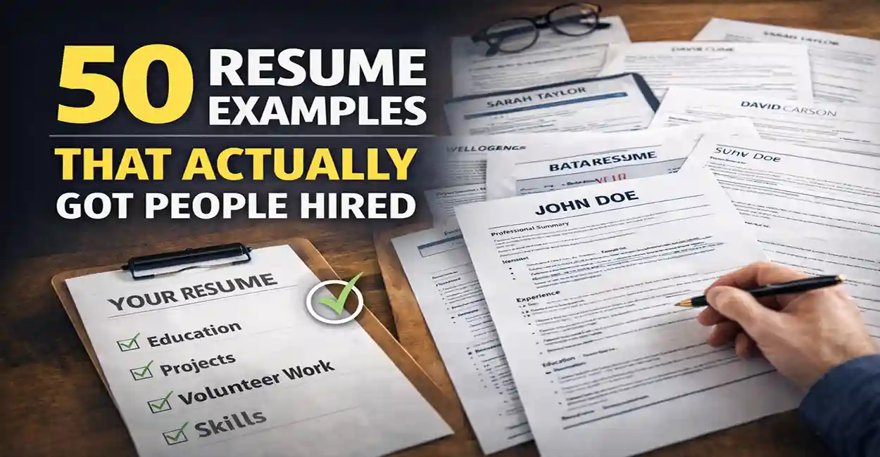 Collection of successful resume examples with interview callbacks and job offers